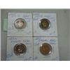 Image 1 : LOT 4 INDIAN HEAD PENNY CENT US CURRENCY