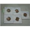 Image 2 : LOT 5 INDIAN HEAD PENNY CENT US CURRENCY