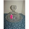 Image 1 : VINTAGE ORNATE BUTTER DISH WITH DOME HEART HANDLES