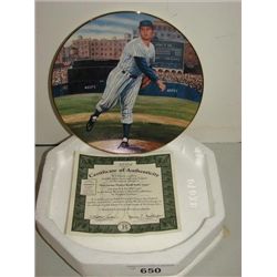 THE BRADFORD EXCHANGE DON LARSEN PLATE