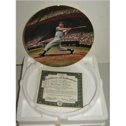 THE BRADFORD EXCHANGE JOE DIMAGGIO PLATE