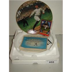DELPHI BRADFORD EXCHANGE TY COBB PLATE