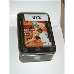 COOPERSTOWN COLLECTION WILLIE MAYS METAL CARDS