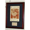 Image 1 : JIMMIE FOXX SIGNATURE PHILADELPHIA ATHLETICS PRINT