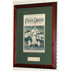 BABE RUTH PRINT GEORGE HERMAN RUTH SIGNATURE