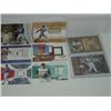 Image 2 : LOT 10 BASEBALL CARDS GAME USED MATERIALS