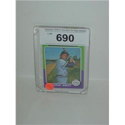 TOPPS #228 GEORGE BRETT BASEBALL CARD ROYALS