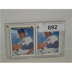 LOT 2 UPPER DECK #734 NOLAN RYAN BASEBALL CARDS