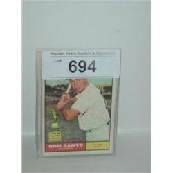 TOPPS #35 RON SANTO BASEBALL CARD CUBS