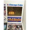 Image 11 : LOT 9 BASEBALL CHICAGO CUBS SCORECARDS 1980S 1990S