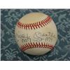 Image 7 : MICKEY MANTLE AUTOGRAPHED BASEBALL