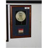 Image 1 : FRAMED BABE RUTH SIGNED REACH BASEBALL BOX & PRINT