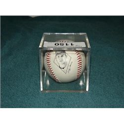 NOLAN RYAN PHOTO FACSIMILE BASEBALL FOTOBALL