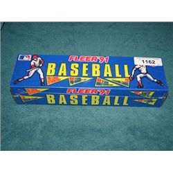 UNOPENED FLEER 1991 BASEBALL CARDS LOGO STICKERS