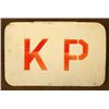 Image 1 : WWII U.S. JEEP KP PLAQUE