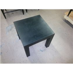 Black Bedside table solid wood