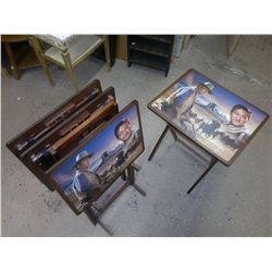 John Wayne Tray Tables  made by The Bradford Exchange