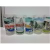 Image 2 : Set of 8 Drinking glasses, with California scenes  H 5.5in