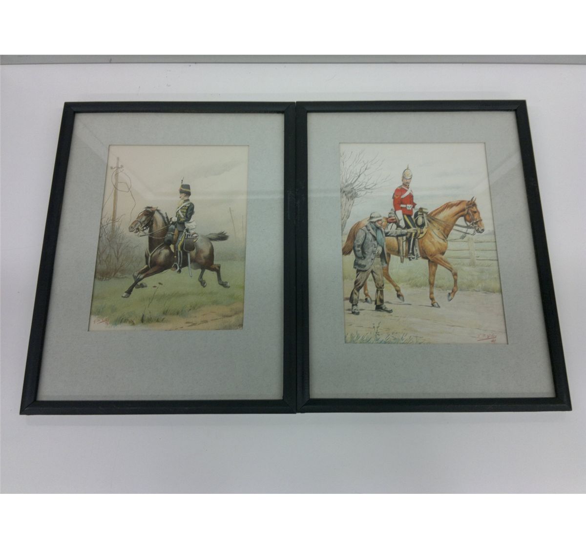 Two Framed Military Prints