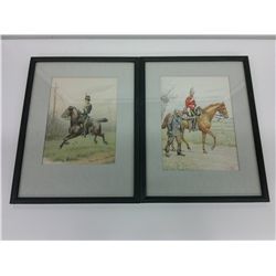 Two Framed Military Prints