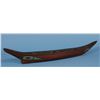 Image 1 : Northwest Coast Model Canoe with Painted Design 42" L.  Good Condition