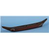Image 2 : Northwest Coast Model Canoe with Painted Design 42" L.  Good Condition