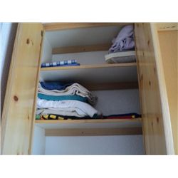 SHELF OF TOWELS