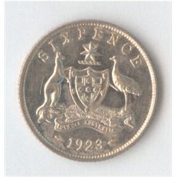 1923 Sixpence