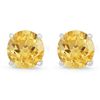Image 1 : Genuine 1.40 ctw Citrine Stud Earring 14k 0.86g