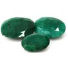 Image 1 : Natural 381.57ctw African Emerald Oval (3) Stone