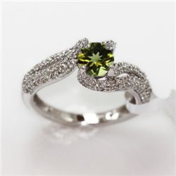 4.00g 14k White Gold Diamond Ring