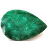 Image 1 : Natural 16 ctw Emerald Pear Shape