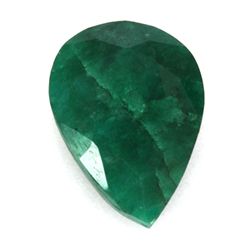 African Emerald Loose Gems 60.76ctw Pear Cut