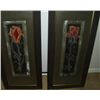 Image 1 : 2 Original Hand Painted Painting "Midnight Rose"