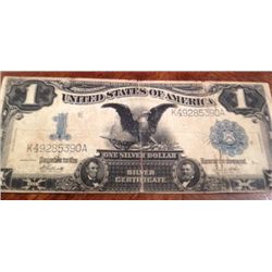 1899 $1 Black Eagle Silver Certificate