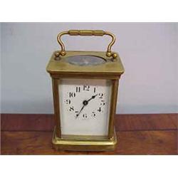 An early 20th century french cairage clock 4...