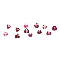 Natural 2.98ctw Pink Tourmaline Trillion Cut 4.5mm (12)