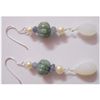 Image 1 : Natural 39.60 ctw Semi Precious Earring .925 Sterling