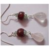 Image 1 : Natural 26.50 ctw Semi Precious Earring .925 Sterling