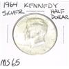 1964 Kennedy SILVER Half Dollar *RARE MS-65 HIGH GRADE - NICE COIN*!!