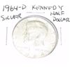 1964-D Kennedy SILVER Half Dollar *PLEASE LOOK AT PICTURE TO DETERMINE GRADE - NICE COIN*!!