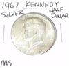 1967 Kennedy SILVER Half Dollar *RARE MS HIGH GRADE - NICE COIN*!!