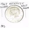 1967 Kennedy SILVER Half Dollar *RARE MS HIGH GRADE - NICE COIN*!!