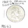 1963-D Franklin SILVER Half Dollar *RARE MS-63 HIGH GRADE - NICE COIN*!!
