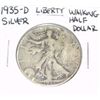 1935-D Liberty Walking SILVER Half Dollar *PLEASE LOOK AT PICTURE TO DETERMINE GRADE - NICE COIN*!!