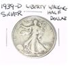 1939-D Liberty Walking SILVER Half Dollar *PLEASE LOOK AT PICTURE TO DETERMINE GRADE - NICE COIN*!!