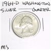1964-D Washington SILVER Quarter *RARE MS HIGH GRADE - NICE COIN*!!