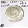 1965 Kennedy SILVER Half Dollar *MS HIG GRADE - NICE COIN*!!
