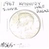 1967 Kennedy SILVER Half Dollar *RARE TONED MS-65 HIGH GRADE - NICE COIN*!!