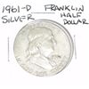 1961-D Franklin SILVER Half Dollar *PLEASE LOOK AT PICTURE TO DETERMINE GRADE - NICE COIN*!!